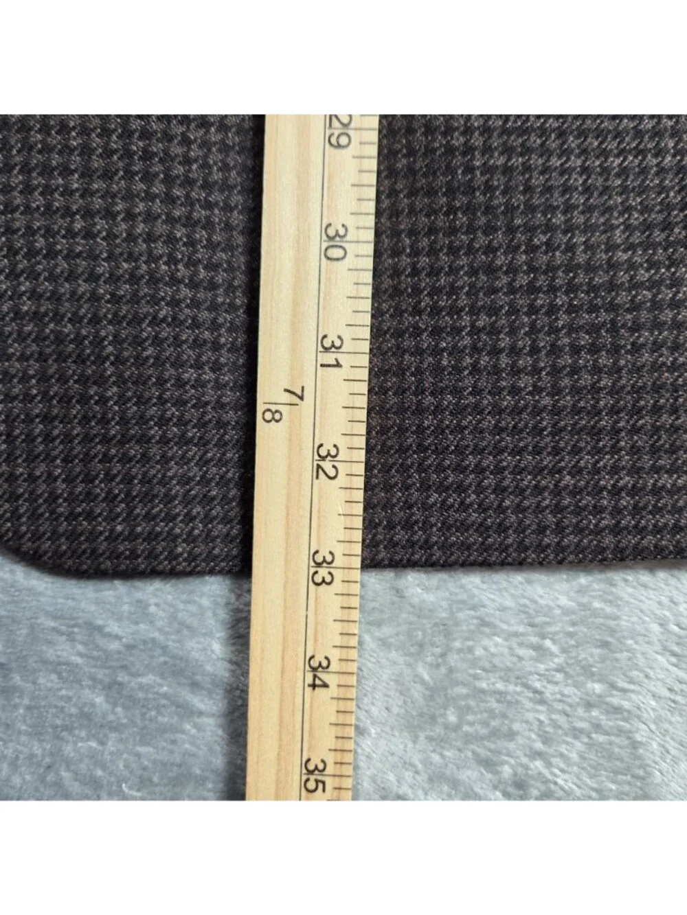 Lauren Ralph Lauren Sport Coat 48R Brown Houndstooth Office Preppy Blazer Jacket